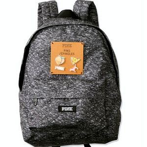 NWT PINK Mini Backpack with Pins